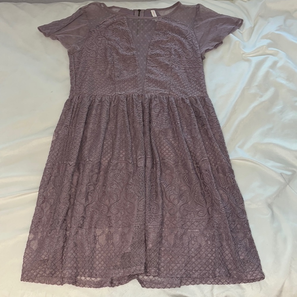 RUSTIC PURPLE WOMENS DRESS